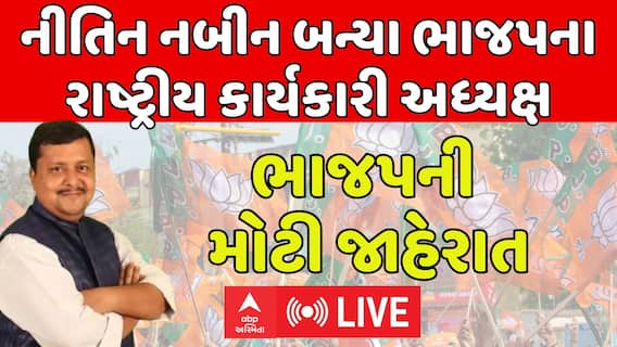 BJP National Working President : નીતિન નબીન બન્યા ભાજપના રાષ્ટ્રીય કાર્યકારી અધ્યક્ષ