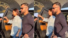 Anushka Sharma Greets Paps With A Smile, Virat Kohli Stops To Sign Autographs At Airport | Watch