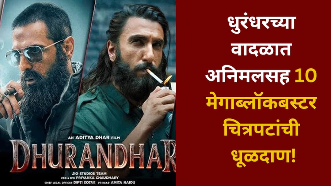 Dhurandhar box office collection second Saturday collection Record Wipes Out Animal and 10 Other Mega Blockbusters Dhurandhar Box Office Collection: धुरंधरच्या वादळात ॲनिमलसह 10 मेगाब्लॉकबस्टर चित्रपटांची धूळदाण! दुसऱ्या शनिवारीही तुफान कमाई