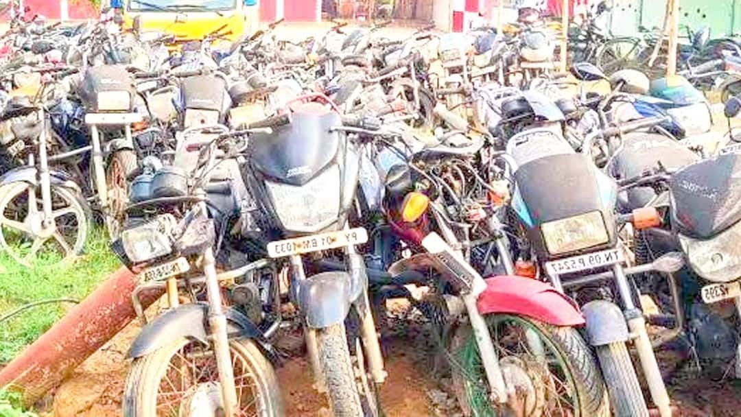 குற்ற வழக்குகளில் கைப்பற்றப்பட்ட வாகனங்கள்: வரும் 22ம் தேதி தஞ்சாவூரில் ஏலம்