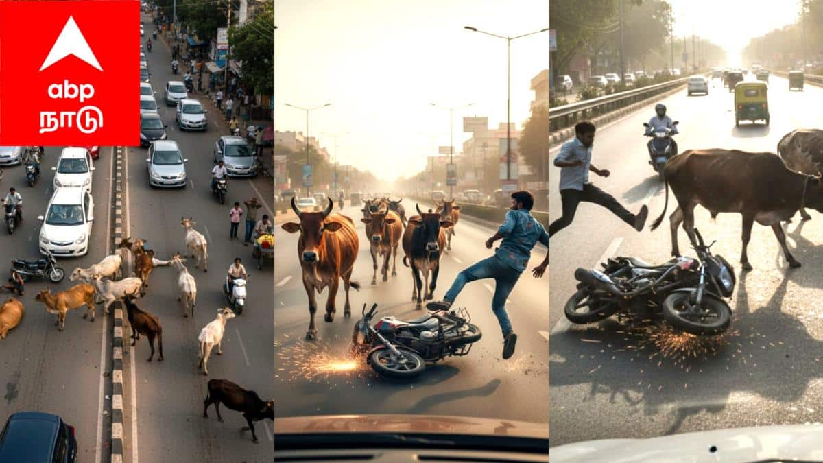 சாலையில் திரியும் கால்நடைகள்... விபத்தில் சிக்கும் பொதுமக்கள்... சீர்காழி பதட்டத்தில் வாகன ஓட்டிகள்..