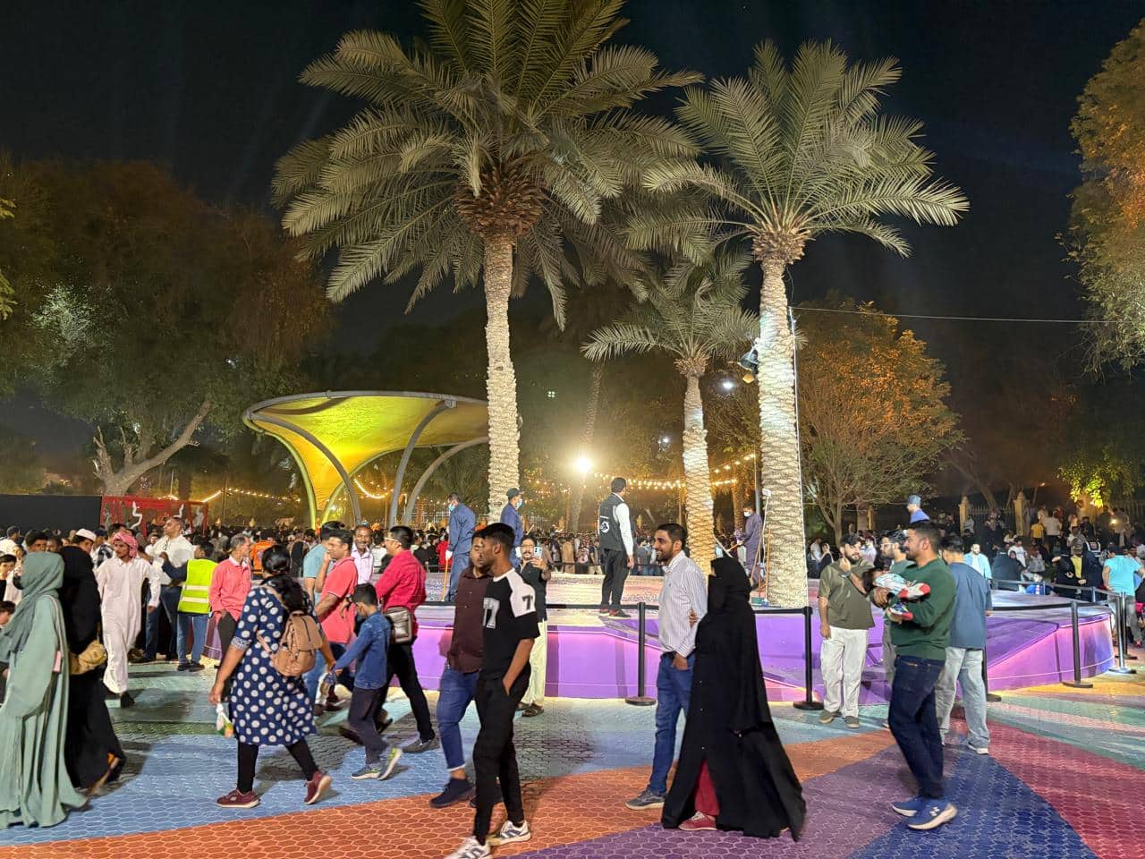  Members of the Indian diaspora celebrating Riyadh Festival. Image Source: Nayanima Basu 