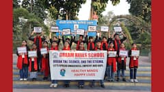 Students of Dream Bells School Present Impactful Nukkad Natak on Mental Health at Kalindi Kunj Park