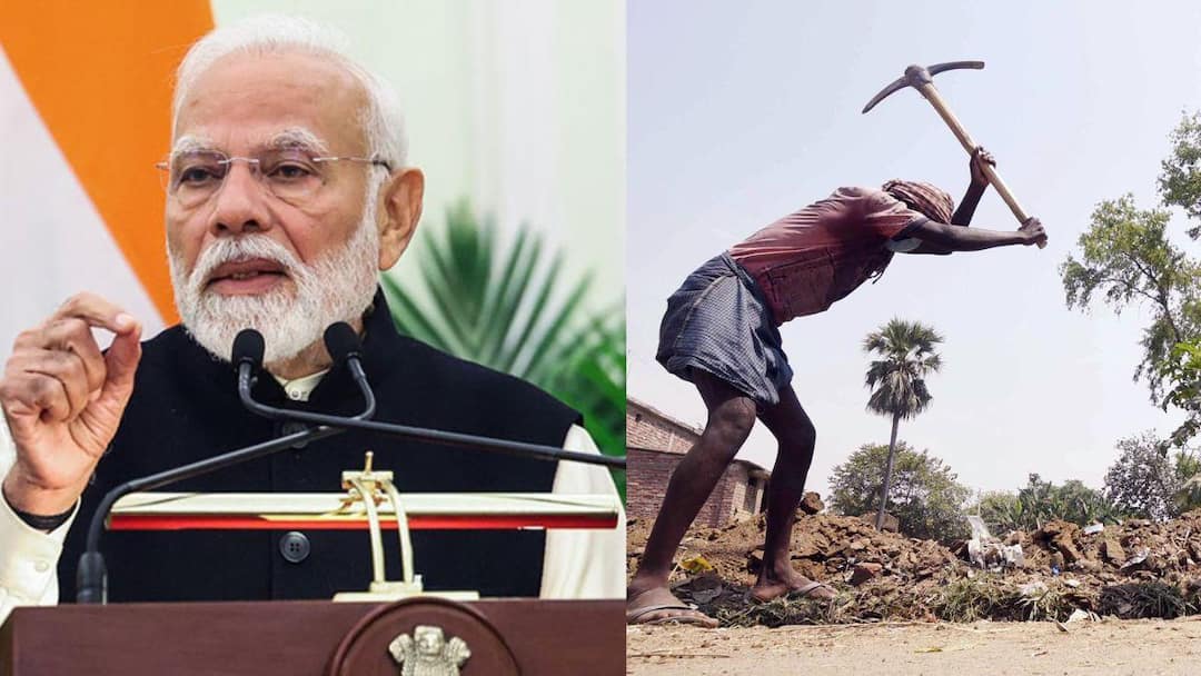 <div>Centre Set To Rename MGNREGA As VB-G Ram G, Cong Asks Why Remove Bapu's Name</div>