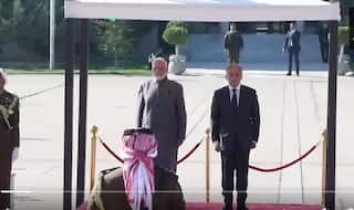 PM Modi Arrives In Jordan, Receives Ceremonial Welcome & Meets Indian Diaspora