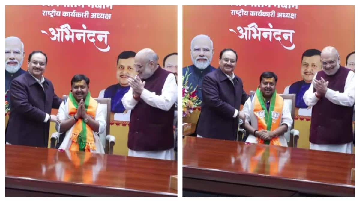 Watch: Amit Shah Welcomes Nitin Nabin As BJP Working President At Party HQ