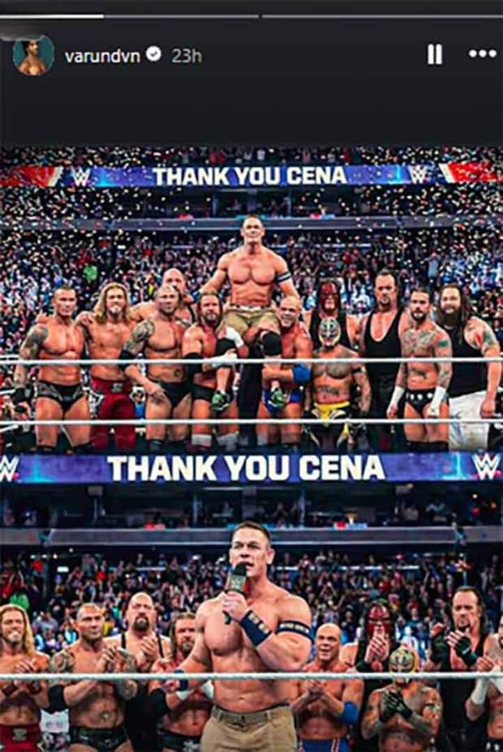 जॉन सीना रेसलिंग से हुए रिटायर, वरुण धवन समेत कई सितारों ने यूं दिया फेयरवेल