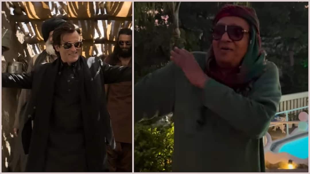 veteran actor ranjeet grooves on dhurandhar viral song FA9LA on grand daughters birthday watch बॉलीवुड के विलेन रंजीत पर चढ़ा FA9LA का खुमार, अक्षय खन्ना के एंट्री सॉन्ग पर खूब थिरके वेटरन एक्टर