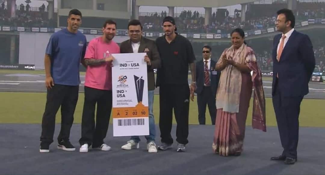 ICC Chief Jay Shah Extends T20 World Cup Invite To Lionel Messi