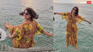 हिना खान पहुंचीं मालदीव, नए साल के पहले कुछ इस तरह मना रहीं छुट्टियां, देखें तस्वीरें