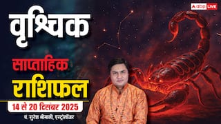 वृश्चिक साप्ताहिक राशिफल 14 - 20 दिसंबर 2025: जोखिम से बचें, धैर्य से सुलझेंगी समस्याएं