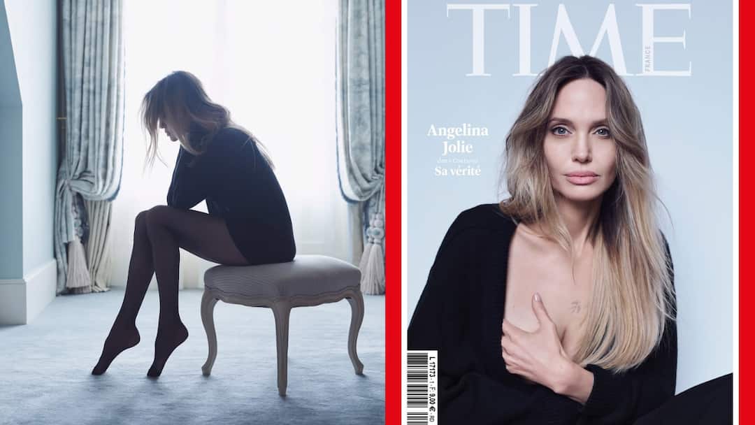 Angelina Jolie Shares Mastectomy Scars For First Time On Time France Cover