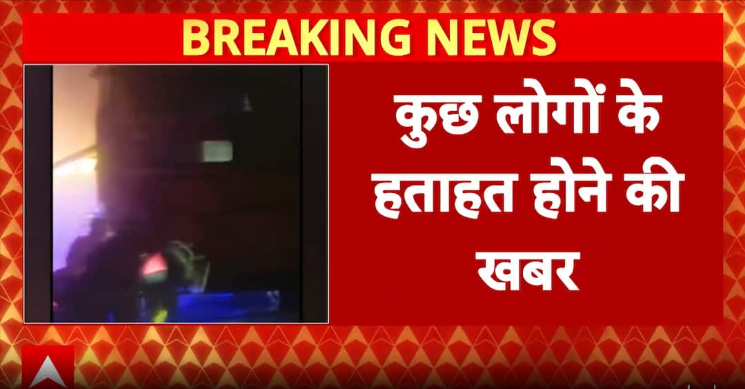 Uttar Pradesh News: Massive Fire Engulfs Buses and Cars on Yamuna Expressway in Mathura, Casualties Feared