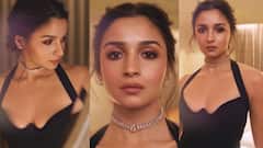 आलिया भट्ट का ब्लैक हॉल्टर-नेक ड्रेस में ग्लैमरस अवतार, डायमंड नेकलेस ने खींचा ध्यान