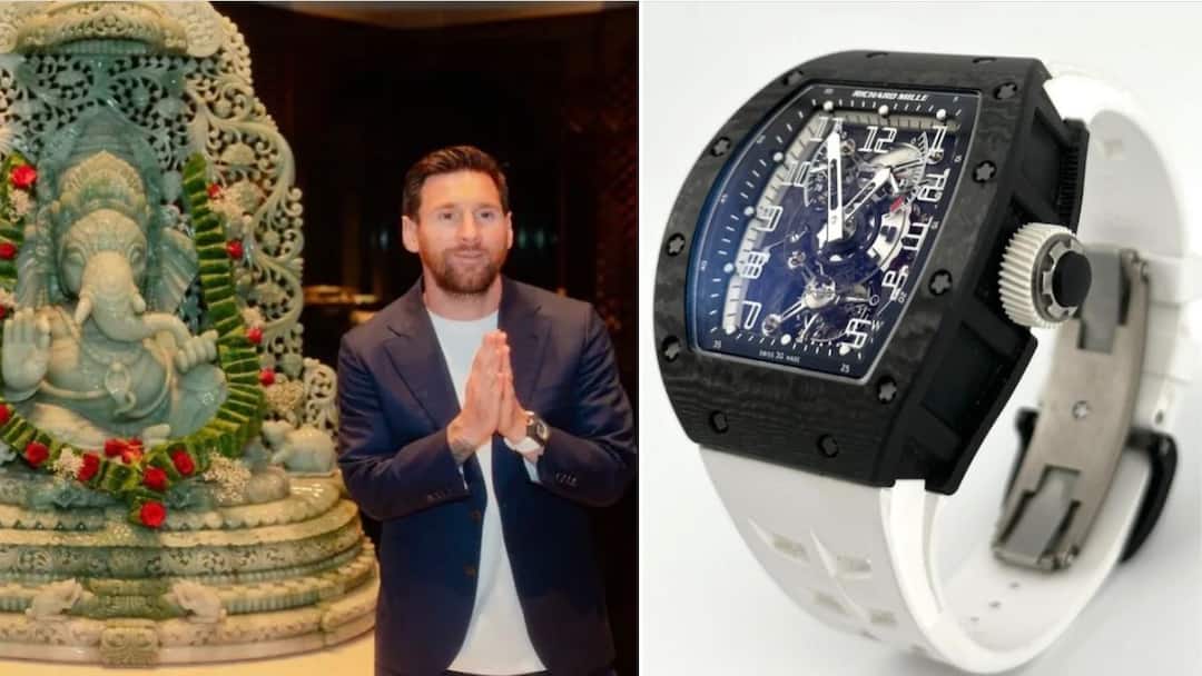 Anant Ambani Gifts Rs 10.91 Crore Luxury Watch RM 003 V2 to Messi Why it is so Expensive Know Features RM 003 V2 Watch: மெஸ்ஸிக்கு ஆனந்த் அம்பானி பரிசளித்த ரூ.10 கோடி வாட்ச்; RM 003-V2 GMT-ன் சிறப்பு என்ன.?