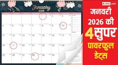 जनवरी 2026 के इन 4 दिनों को क्यों कहा जा रहा सुपर पावरफुल डेट्स, जानें