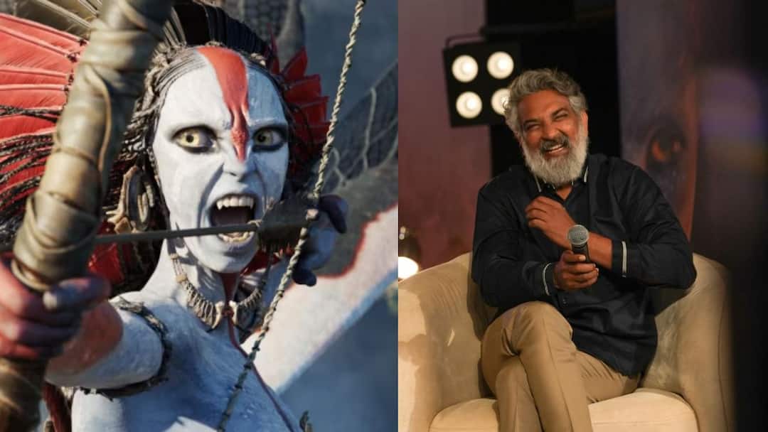 Director SS Rajamouli Reviews James Cameron avatar fire and ash movie Avatar Fire and Ash Review : அவதார் படத்தைப் பார்த்து முதல் விமர்சனம் சொன்ன இயக்குநர் ராஜமெளலி