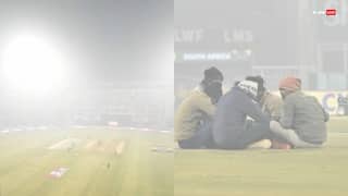 इकाना स्टेडियम में T-20 मैच रद्द, भड़के अखिलेश यादव ने 2 तस्वीरें की शेयर, लिखा- मुंह ढक लीजिए कि लखनऊ में...