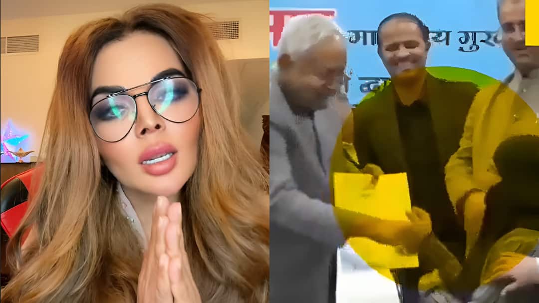 'Agar Main Aise Aapki...': Rakhi Sawant Bashes Nitish Kumar Over Hijab Controversy