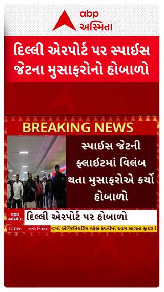 Delhi Airport: દિલ્લી એરપોર્ટ પર સ્પાઈસ જેટના મુસાફરોએ મચાવ્યો હોબાળો