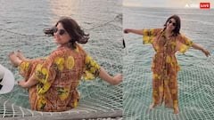 હિના ખાન પહોંચી માલદીવ, નવા વર્ષ પહેલા કંઇક આ રીતે મનાવી રહી છે વેકેશન, તસવીરો