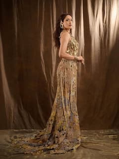 Pragya Jaiswal PHOTO: ગોલ્ડન આઉટફીટમાં ગ્લેમરસ લાગી પ્રજ્ઞા જયસ્વાલ, જુઓ તસવીરો