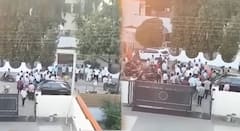 तुळजापुरात भाजप आणि माविआच्या कार्यकर्त्यांमध्ये राडा, तुफान हाणामारी करत हवेत गोळीबार; काँग्रेस उमेदवाराचा पुतण्या गंभीररित्या जखमी