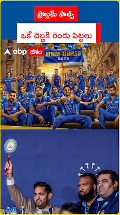 ప్రాబ్లమ్ సాల్వ్ ఒకే దెబ్బకి రెండు పిట్టలు