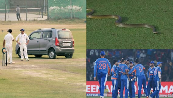 पिच पर कार, कभी सांप तो कभी उड़ने वाली चींटियां... क्रिकेट मैच रोके जाने के अजब-गजब कारण