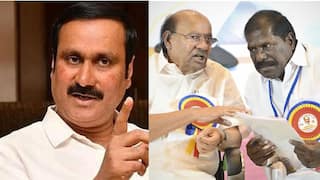 பாமகவில் இருந்து ஜி.கே.மணி நீக்கம்.?? ராமதாசுக்கு ஷாக் கொடுக்க அன்புமணி திடீர் நோட்டீஸ்