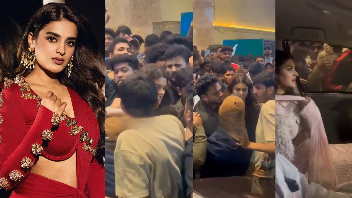 Nidhhi Agerwal: சுத்துப் போட்ட ரசிகர்கள்.. கூட்ட நெரிசலில் ஏடாகூடம்.. அவஸ்தைப்பட்ட சிம்பு பட நடிகை!