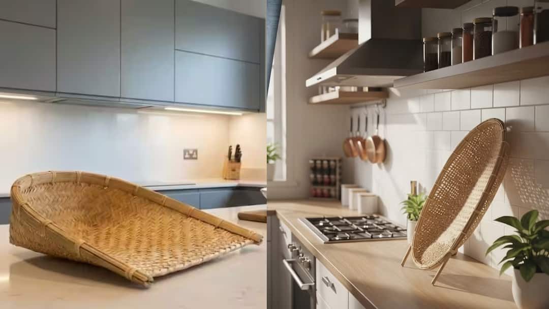 Vastu tips in telugu keep bamboo supdi or soop in Modern Modular Kitchen bring positive energy know in details Vastu Tips: మీ వంటగదిలో చేట, వెదురు బుట్ట ఉందా! మాడ్యులర్ కిచెన్ అందం పోదూ.. అంటారా? అయితే ఇది మీకోసమే!