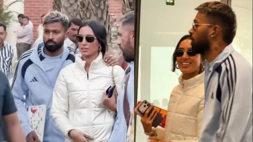 Hardik Pandya Arrived in Ahmedabad with his Girlfriend Mahieka Before IND vs SA 5th T20 IND vs SA 5th T20 के लिए गर्लफ्रेंड के साथ अहमदाबाद पहुंचे हार्दिक पांड्या, इस बात पर मायूस हुईं माहिका