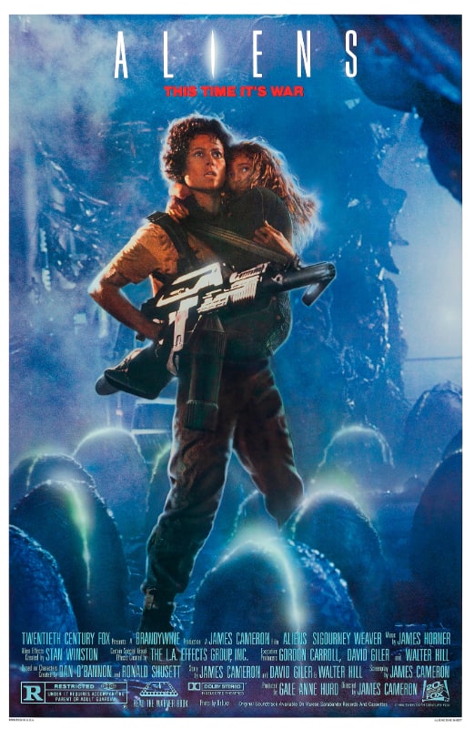 एलियंस - ये फिल्म 18 जुलाई 1986 को रिलीज हुई थी.  एलियंस, एलेन रिप्ले की कहानी को और खतरनाक मोड़ देती है. नोस्त्रोमो इंसिडेंट के बाद रिप्ले को एक टेराफॉर्मिंग कॉलोनी में भेजा जाता है जहां उसे एलियन क्वीन और उसके ऑफस्प्रिंग्स से लड़ना पड़ता है.