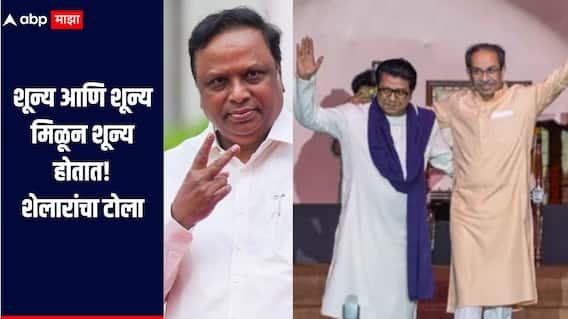 शून्य आणि शून्य मिळून शून्य होतात, ठाकरे बंधुंच्या युतीवरुन आशिष शेलारांचा टोला, म्हणाले, कार्यकर्ते एकमेकांचं डोकं फोडतील 