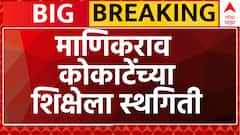 माणिकराव कोकाटेंच्या अटकेला स्थगिती, उच्च न्यायालयाचा मोठा दिलासा