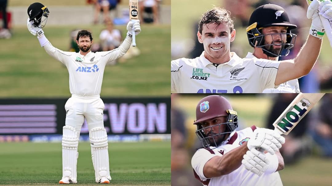 nz vs wi 3rd test new world record in test cricket tom latham devon conway and brandon king john campbell hundred runs partnership टेस्ट क्रिकेट में बना नया वर्ल्ड रिकॉर्ड, NZ vs WI तीसरे टेस्ट में हुआ ऐसा; जो पहले कभी नहीं हुआ था