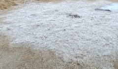 Nandurbar News: सातपुड्यात कडाक्याच्या थंडीनं हाडं गोठायची वेळ; भाताच्या पेंढ्यावर जमली बर्फाची चादर