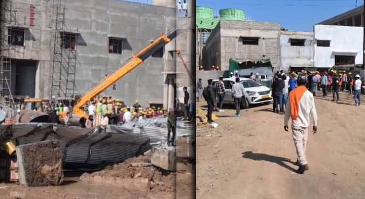 घटनेतील जखमींवर रुग्णालयात सध्या उपचार सुरू आहे. अवादा कंपनीत सौर पॅनलनिर्मिती आणि त्यासंबंधित पायाभूत सुविधांचं काम सुरू होतं.