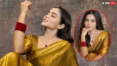 Look: ગૉલ્ડન સાડી-લાલ બંગડી સાથે મનીષા રાનીએ કરાવ્યું ફોટોશૂટ, તસવીરો પર ફેન્સ ઘાયલ