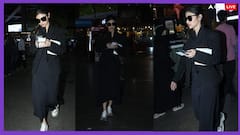 ऑल ब्लैक लुक में एयरपोर्ट पर दिखा मौनी रॉय का स्टाइलिश अंदाज, एक्ट्रेस की इन तस्वीरों पर फिदा ना हो जाएं तो कहना