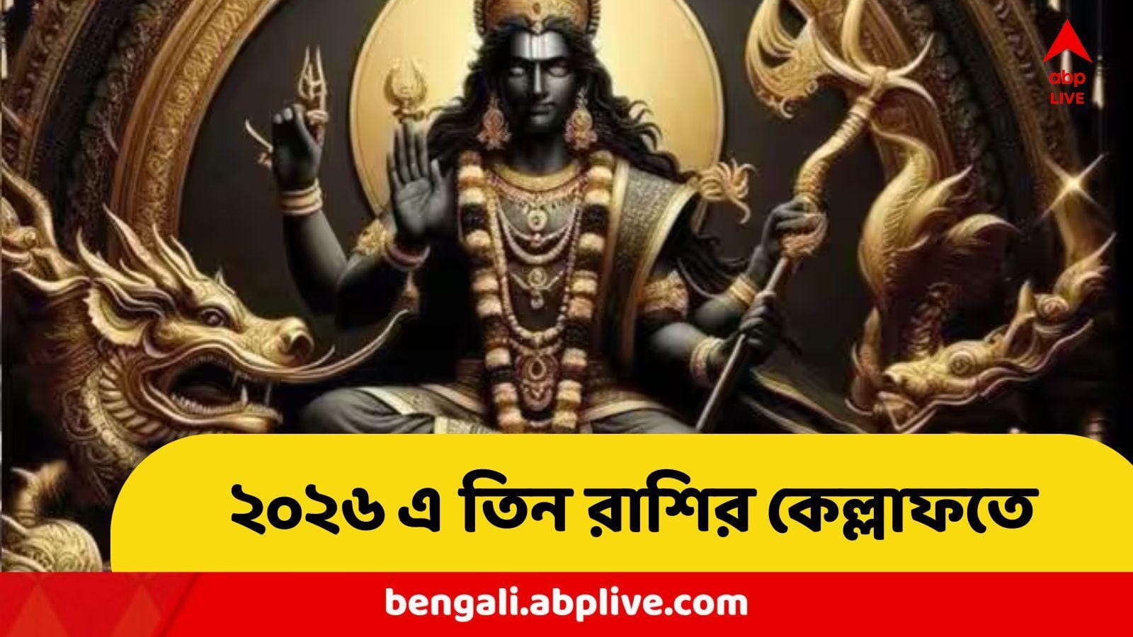 Shani Astrology : ২ হাত ভরে বিরাট উপহার নিয়ে আসছেন শনি, ২০২৬ এ উজাড় করা সুখ-সম্পত্তির যোগ এই ৩ রাশির