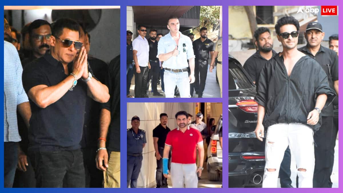 Sohail Khan Birthday Bash: सोहेल खान के बर्थडे पर जमा हुआ खान परिवार, देखते बना सलमान का स्वैग, हाथ जोड़कर दिए पोज