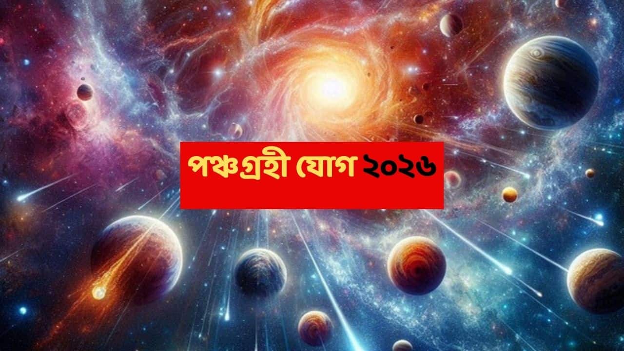 Panchagrahi Yoga 2026: ১৮ জানুয়ারি পঞ্চগ্রহী যোগ, ভাগ্যের দরজা খুলে যাবে ৭ রাশির; পেশা ও আর্থিক জীবনে সাফল্যের জোয়ার