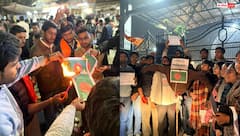 बांग्लादेश में हिंदुओं पर बर्बरता के खिलाफ JNU में ABVP का प्रदर्शन, वामपंथियों की चुप्पी पर सवाल