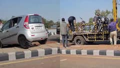 PVNR ఎక్స్‌ప్రెస్ వేపై రోడ్డు ప్రమాదం, 3 కార్లు ధ్వంసం.. ట్రాఫిక్ జామ్