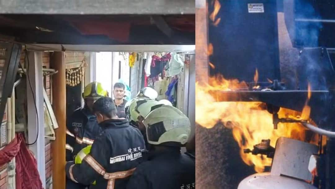 Mumbai Gas Leak Ramabainagar Gas Spread Through House Overnight Massive Blast After Switching on Light at Dawn Three Critically Injured Mumbai Gas Leak: रात्रभर गॅस लीक होत घरभर पसरला; पहाटे लाईट चालू करताच भीषण स्फोट; घाटोकपरच्या रमाबाई नगरमध्ये तिघे गंभीर जखमी