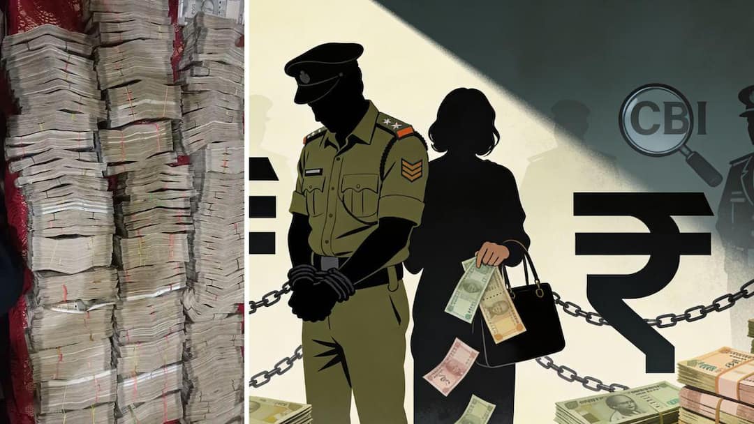 cbi arrested a lieutenant colonel officer posted in the ministry of defence on charges of bribery Lieutenant Colonel Bribery Case: देशातील लाचखोरी थेट संरक्षण मंत्रालयापर्यंत घुसली! कोट्यवधींच्या नोटांच्या थप्पीसह चक्क लेफ्टनंट कर्नल रंगेहाथ सापडला, बायको सुद्धा जाळ्यात