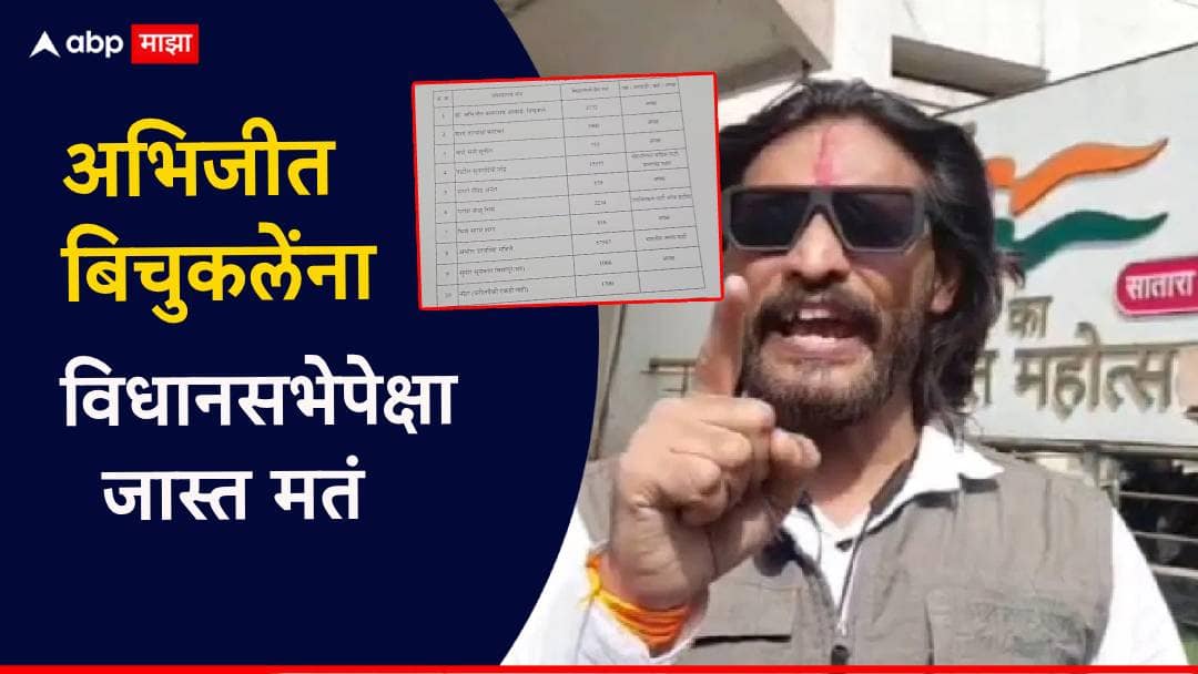 Abhijeet Bichukale gets more votes than the assembly in Satara nagarpalika BJP Amol Mohite wins as mayor साताऱ्यात अभिजीत बिचुकलेंना विधानसभेपेक्षा भरघोस मतं; नगराध्यक्षपदी भाजपचे अमोल मोहिते विजयी