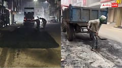 छत्तीसगढ़: रात में बनी सड़क को कचरा गाड़ी में उठा ले गए, अंबिकापुर में NH विभाग की खुली पोल